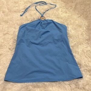 MICHAEL KORS Halter Tie Tankini Top